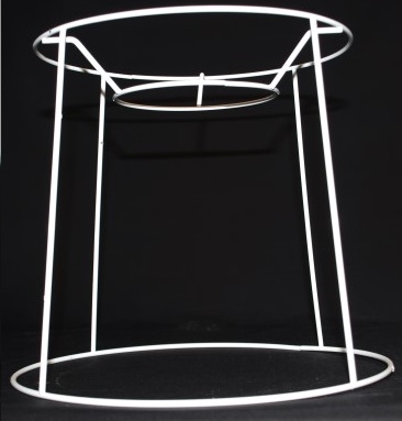 Lampeskærm stativ cylinder 17,5x18x21 (21 cm) BR